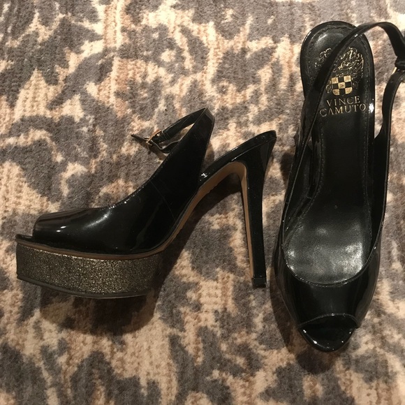 Patent Leather Vince Camuto Heel - Picture 2 of 3